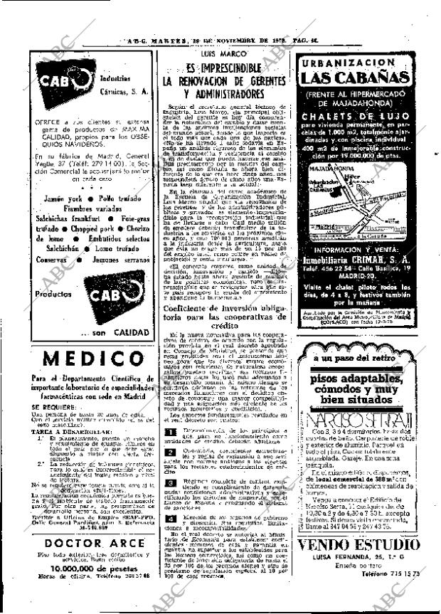 ABC MADRID 28-11-1978 página 62