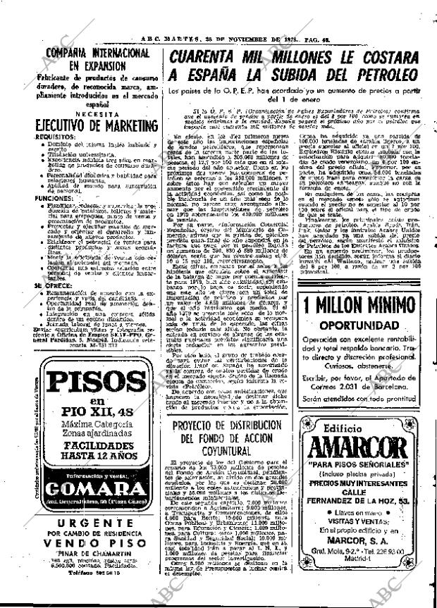 ABC MADRID 28-11-1978 página 65