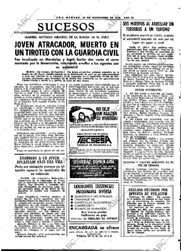 ABC MADRID 28-11-1978 página 69