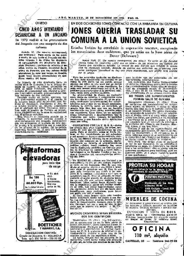 ABC MADRID 28-11-1978 página 71