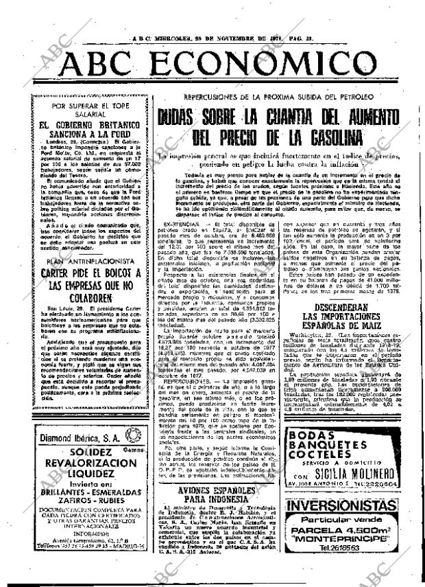 ABC MADRID 29-11-1978 página 45