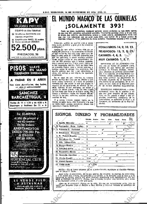 ABC MADRID 29-11-1978 página 58