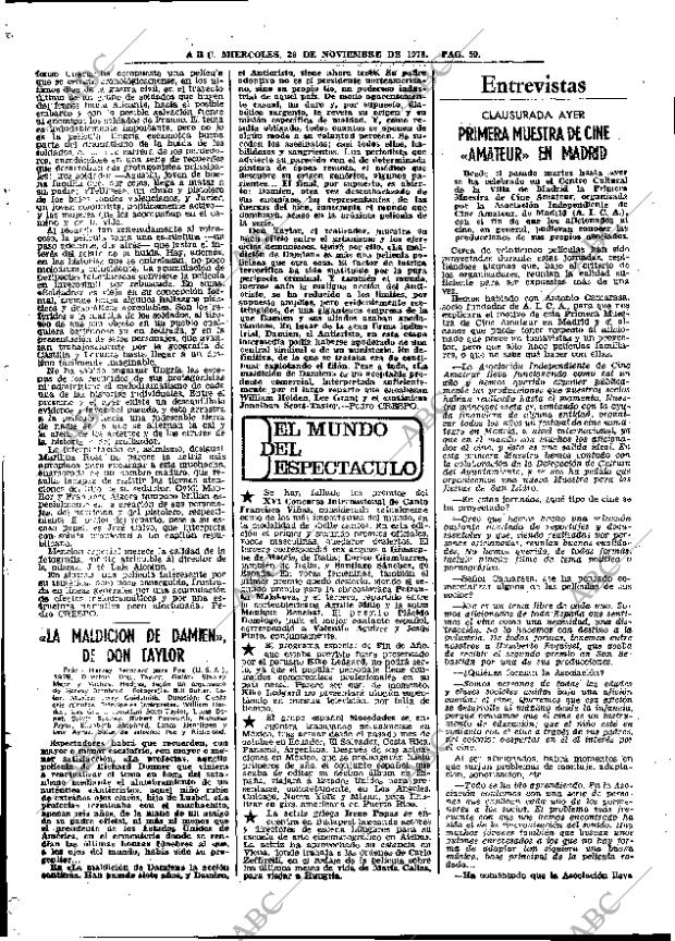 ABC MADRID 29-11-1978 página 62