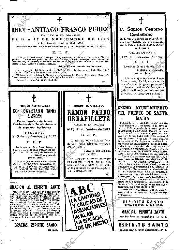 ABC MADRID 29-11-1978 página 80