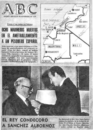 ABC MADRID 30-11-1978 página 1