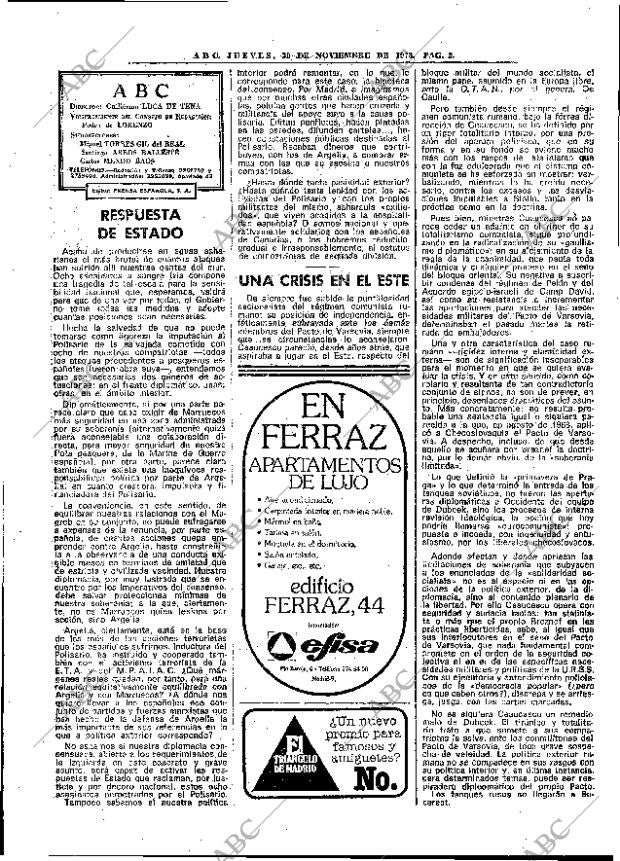 ABC MADRID 30-11-1978 página 14