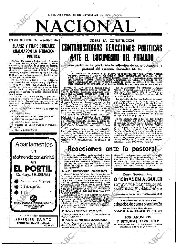 ABC MADRID 30-11-1978 página 17