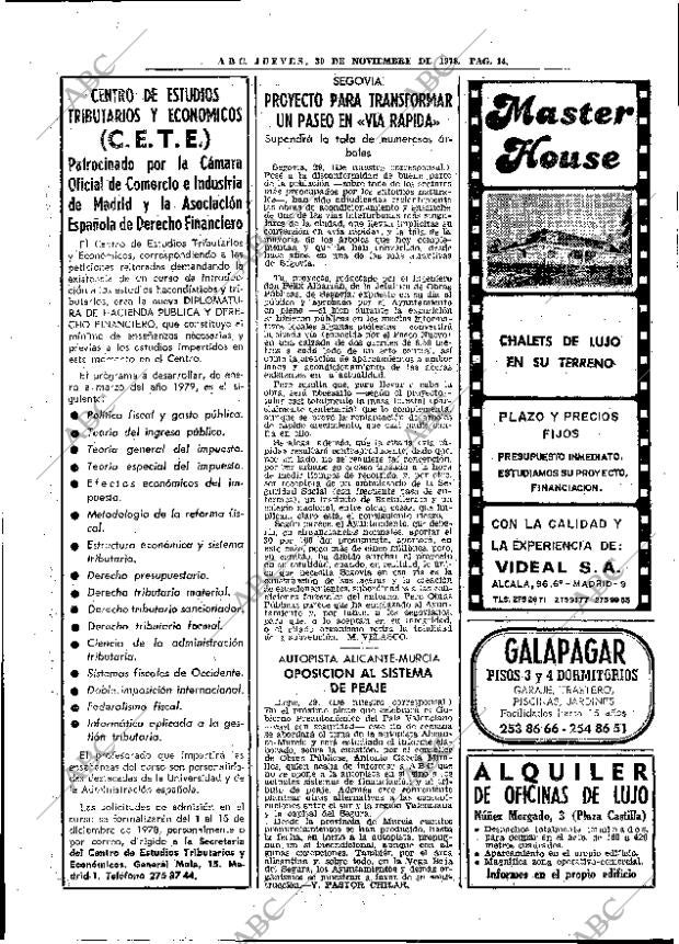 ABC MADRID 30-11-1978 página 26