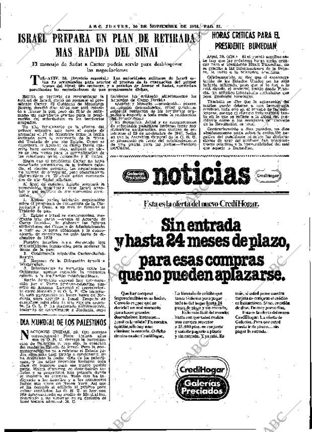 ABC MADRID 30-11-1978 página 33
