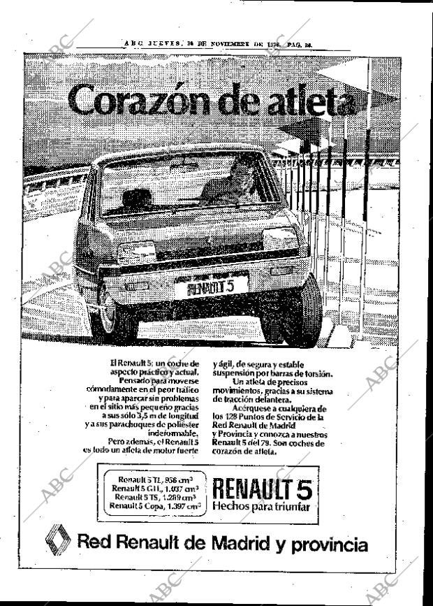 ABC MADRID 30-11-1978 página 38