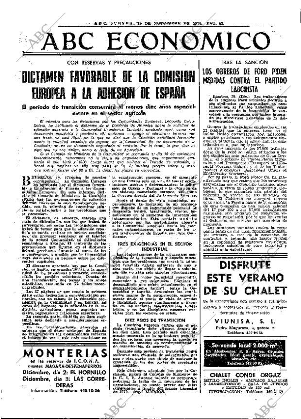 ABC MADRID 30-11-1978 página 55