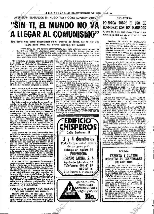 ABC MADRID 30-11-1978 página 67