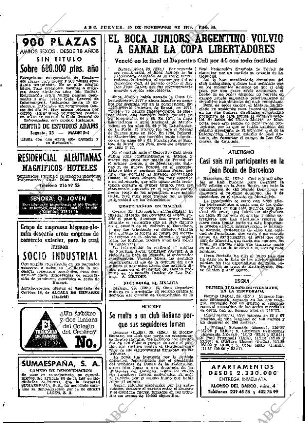 ABC MADRID 30-11-1978 página 70
