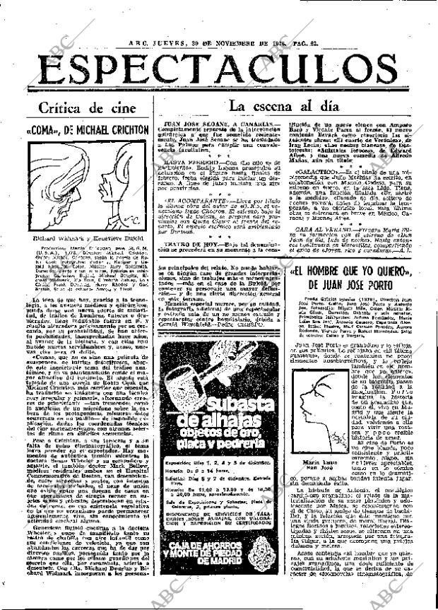 ABC MADRID 30-11-1978 página 74