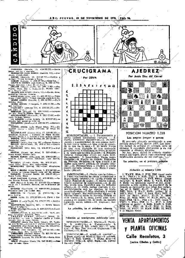 ABC MADRID 30-11-1978 página 82