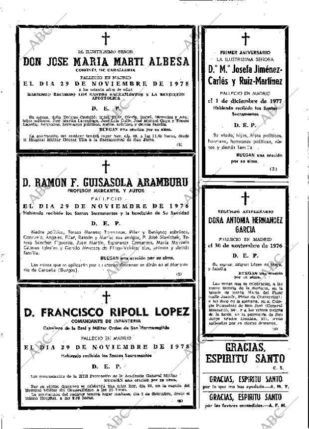ABC MADRID 30-11-1978 página 96