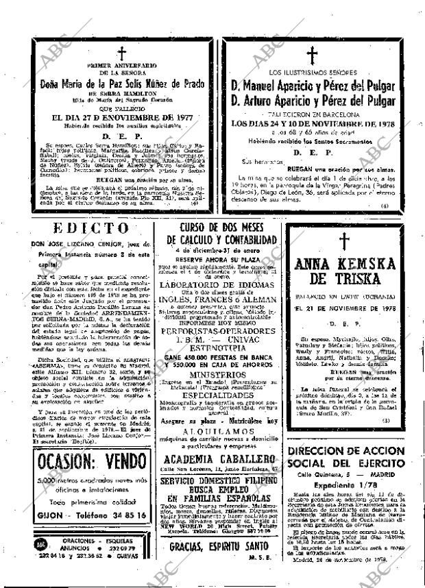 ABC MADRID 30-11-1978 página 97