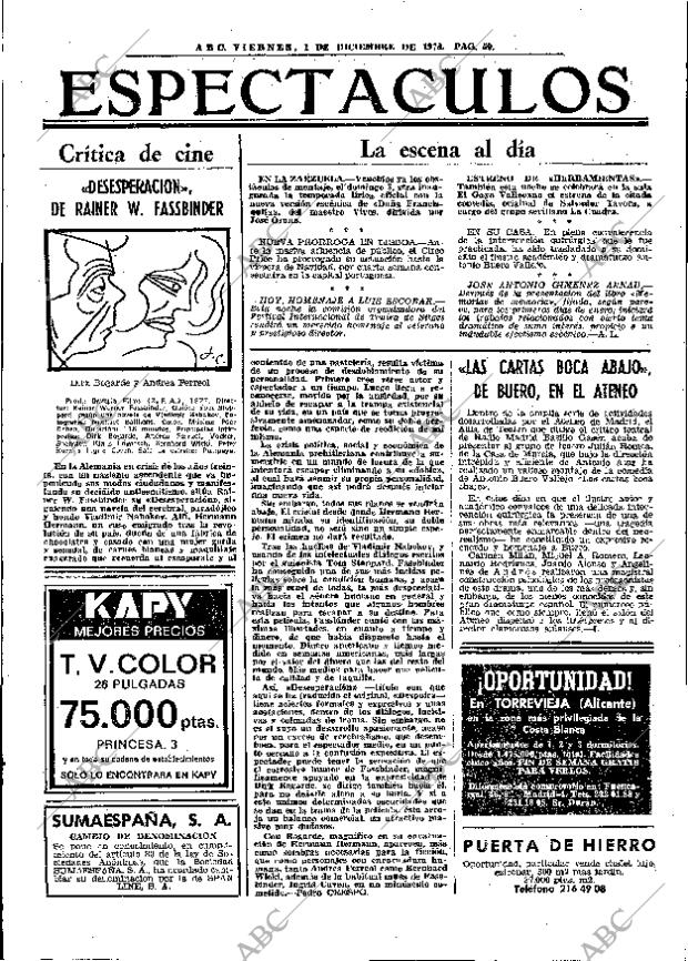 ABC MADRID 01-12-1978 página 66