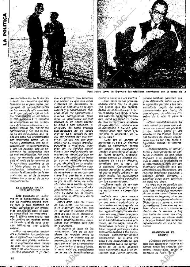BLANCO Y NEGRO MADRID 13-12-1978 página 22