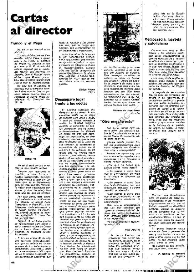 BLANCO Y NEGRO MADRID 13-12-1978 página 66