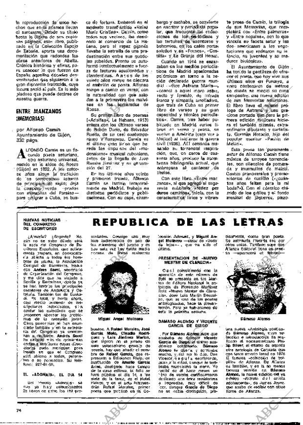 BLANCO Y NEGRO MADRID 13-12-1978 página 74