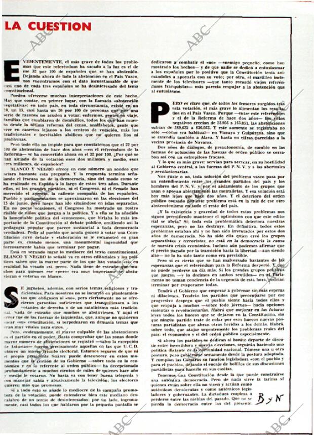 BLANCO Y NEGRO MADRID 13-12-1978 página 9