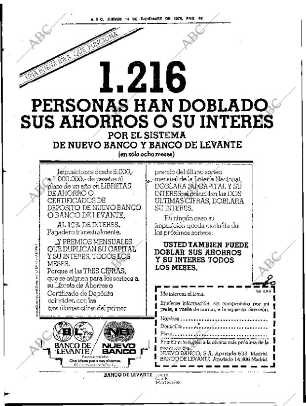 ABC SEVILLA 14-12-1978 página 60