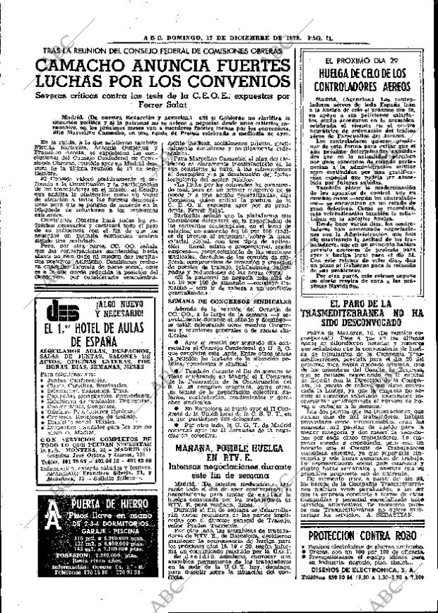 ABC MADRID 17-12-1978 página 27