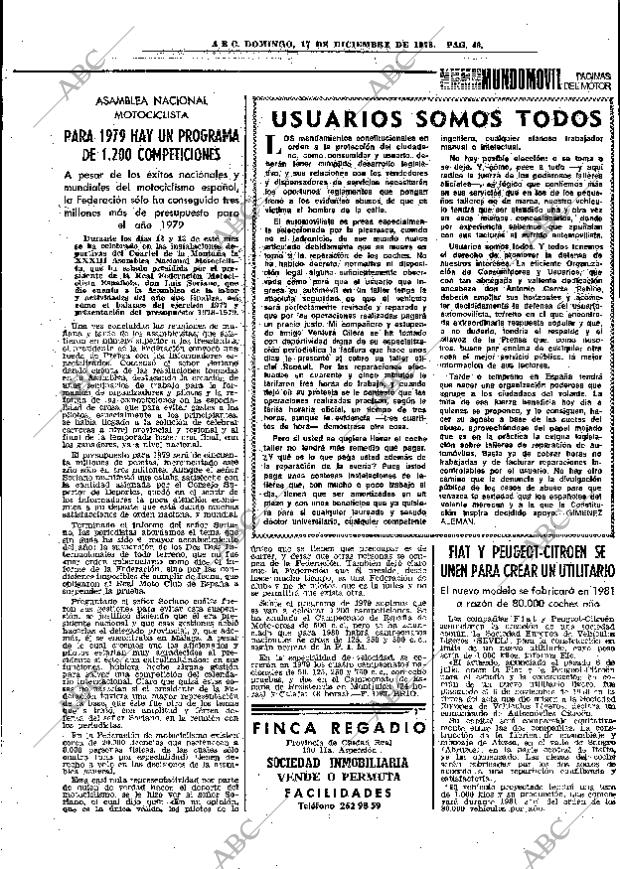 ABC MADRID 17-12-1978 página 59