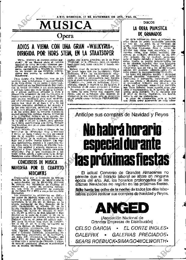 ABC MADRID 17-12-1978 página 77