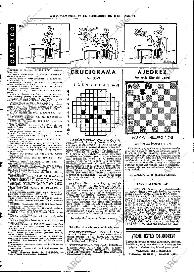 ABC MADRID 17-12-1978 página 86