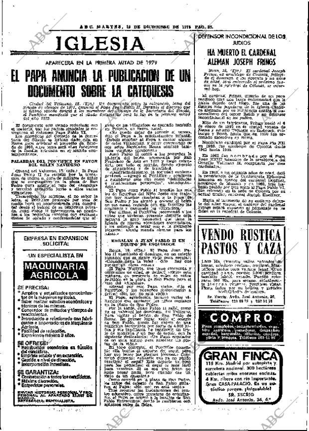 ABC MADRID 19-12-1978 página 45