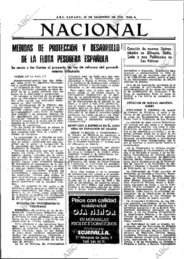 ABC MADRID 23-12-1978 página 20