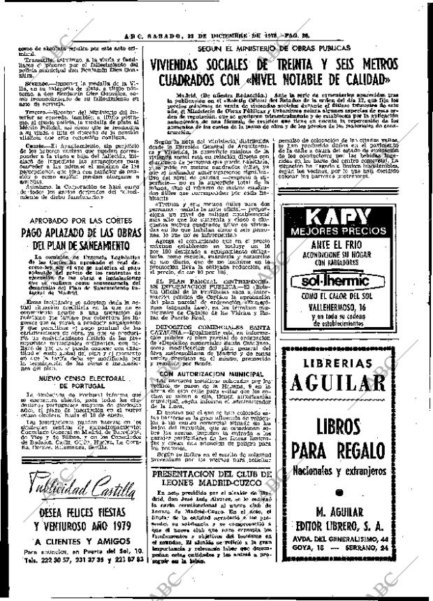 ABC MADRID 23-12-1978 página 42