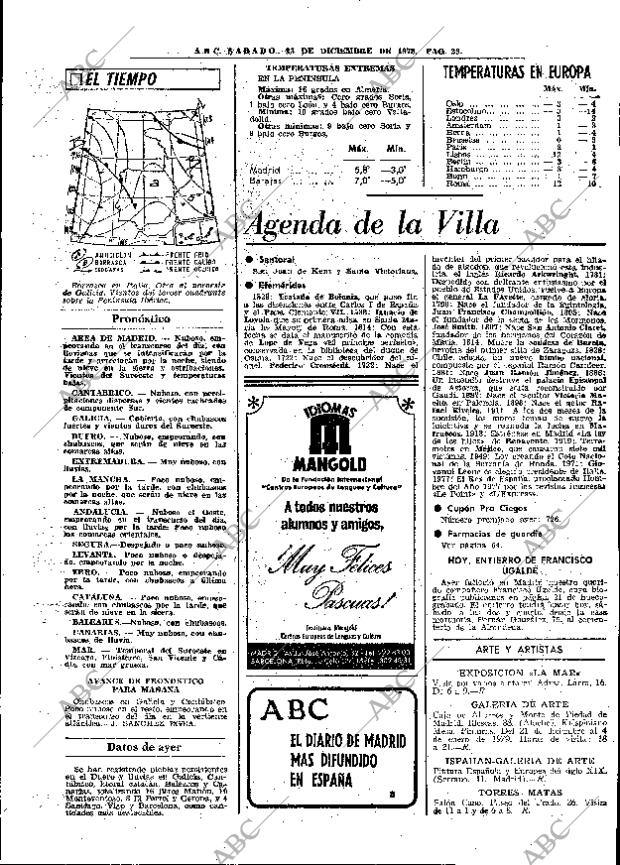 ABC MADRID 23-12-1978 página 45