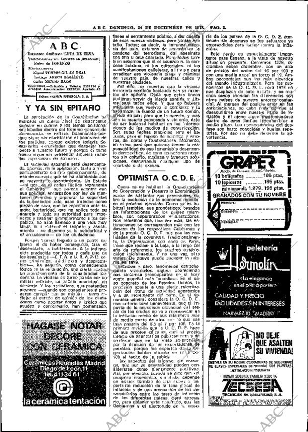 ABC MADRID 24-12-1978 página 14
