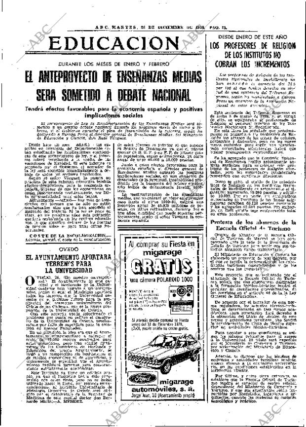ABC MADRID 26-12-1978 página 39