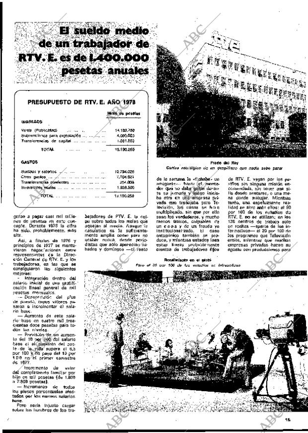 BLANCO Y NEGRO MADRID 27-12-1978 página 15