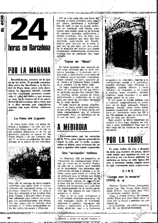 BLANCO Y NEGRO MADRID 27-12-1978 página 58