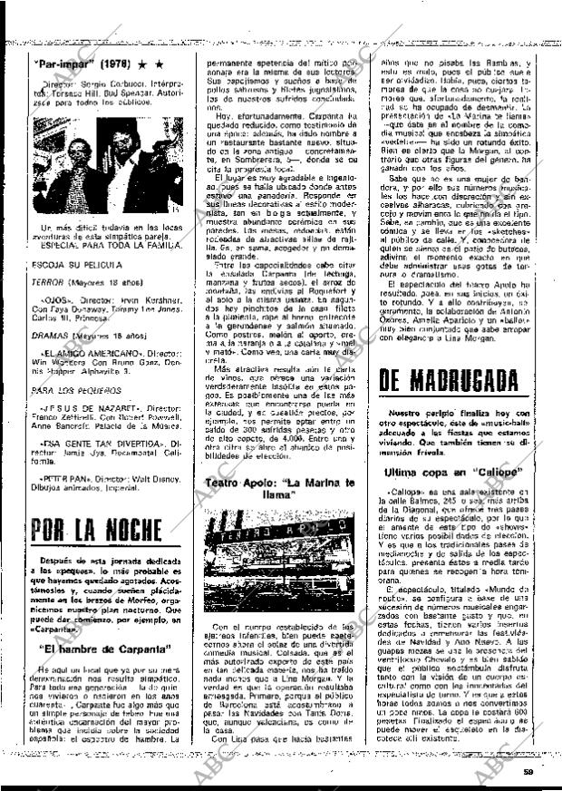 BLANCO Y NEGRO MADRID 27-12-1978 página 59