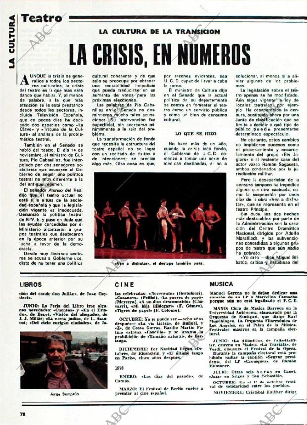 BLANCO Y NEGRO MADRID 27-12-1978 página 78