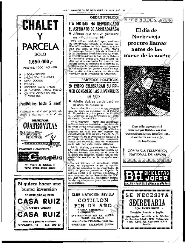 ABC SEVILLA 30-12-1978 página 22