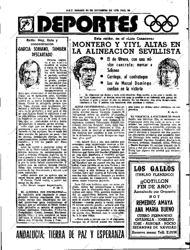 ABC SEVILLA 30-12-1978 página 51