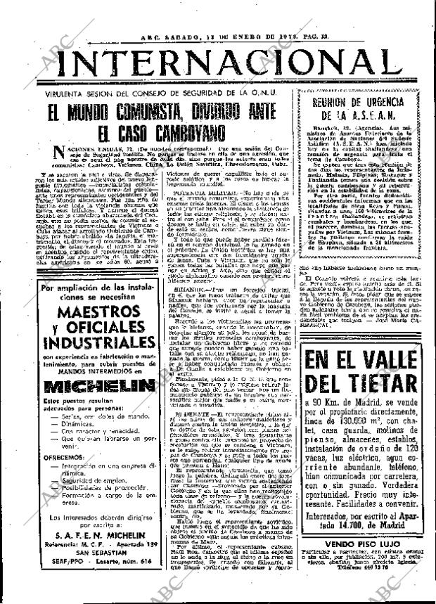 ABC MADRID 13-01-1979 página 20