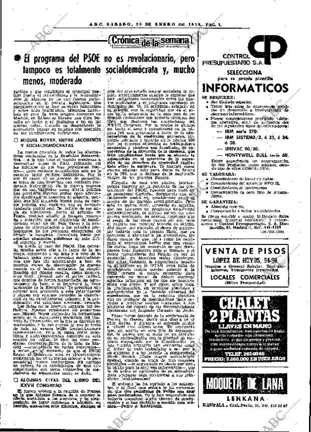 ABC MADRID 20-01-1979 página 15