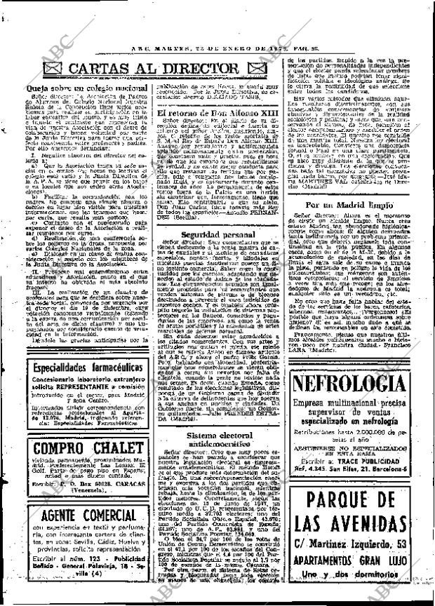 ABC MADRID 23-01-1979 página 112