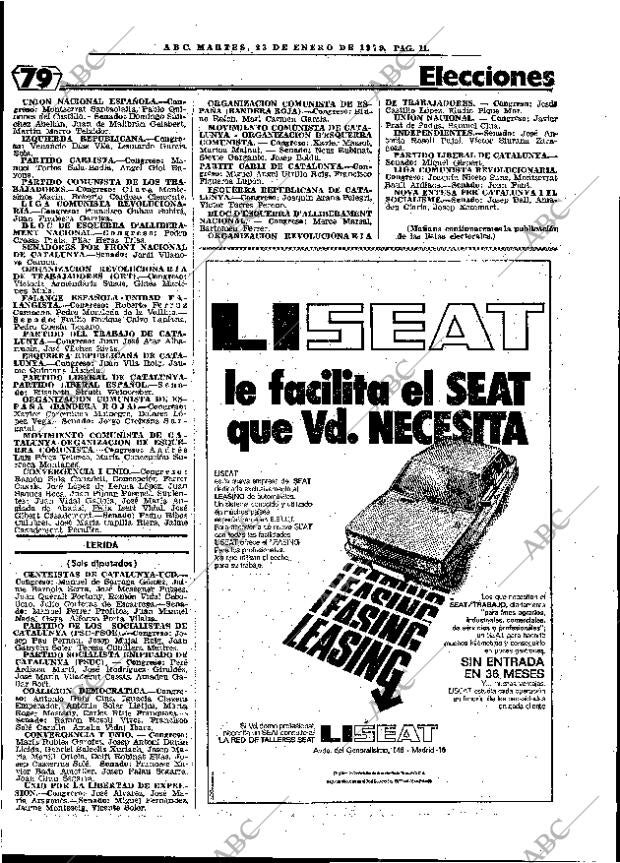 ABC MADRID 23-01-1979 página 27