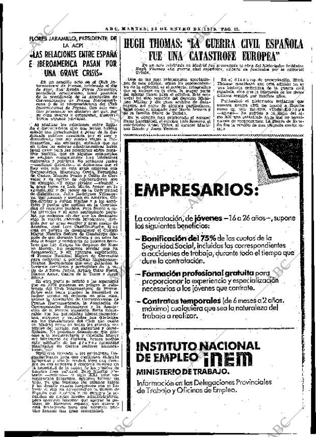 ABC MADRID 23-01-1979 página 61