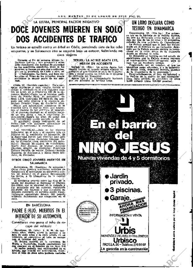 ABC MADRID 23-01-1979 página 71