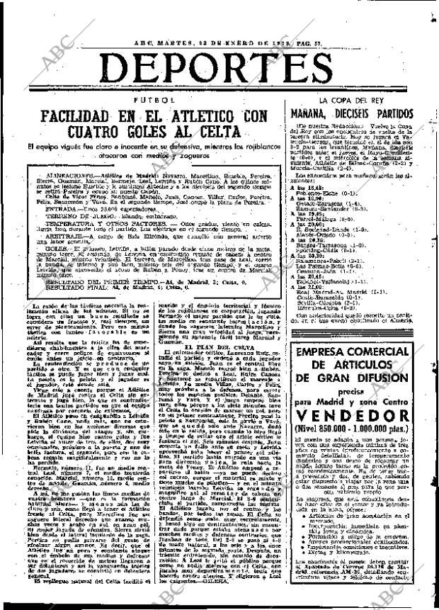 ABC MADRID 23-01-1979 página 73